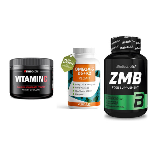 Calcium, Vitamin D & Magnesium: Sinob Vitamin C Calcium + 2 weitere – alle enthaltenen Artikel