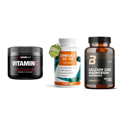 Calcium, Vitamin D & Magnesium: Sinob Vitamin C Calcium + 2 weitere – alle enthaltenen Artikel