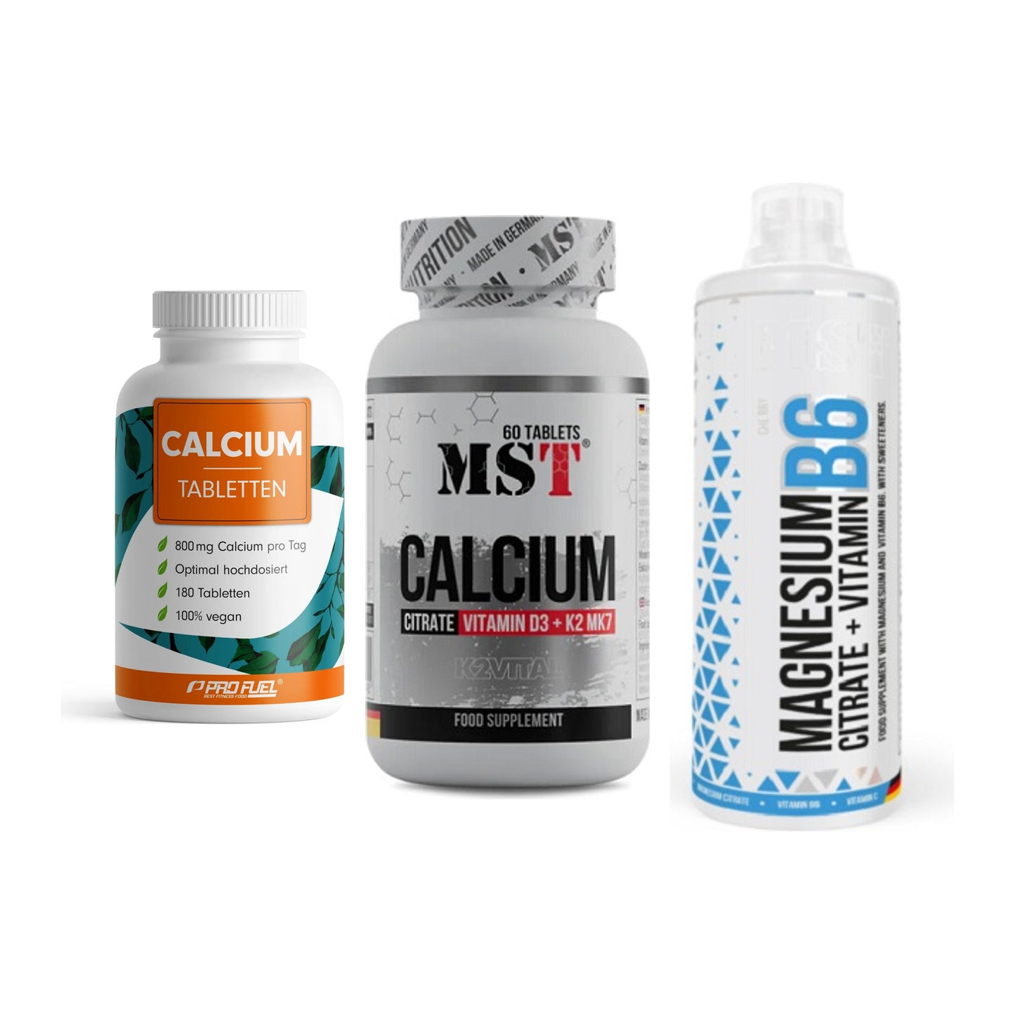 Calcium, Vitamin D & Magnesium: ProFuel Calcium + 2 weitere – alle enthaltenen Artikel