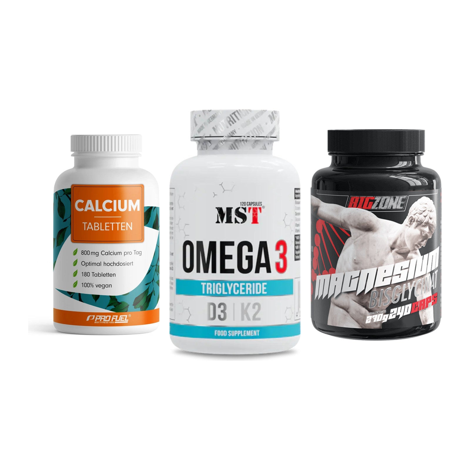 Calcium, Vitamin D & Magnesium: ProFuel Calcium + 2 weitere – alle enthaltenen Artikel