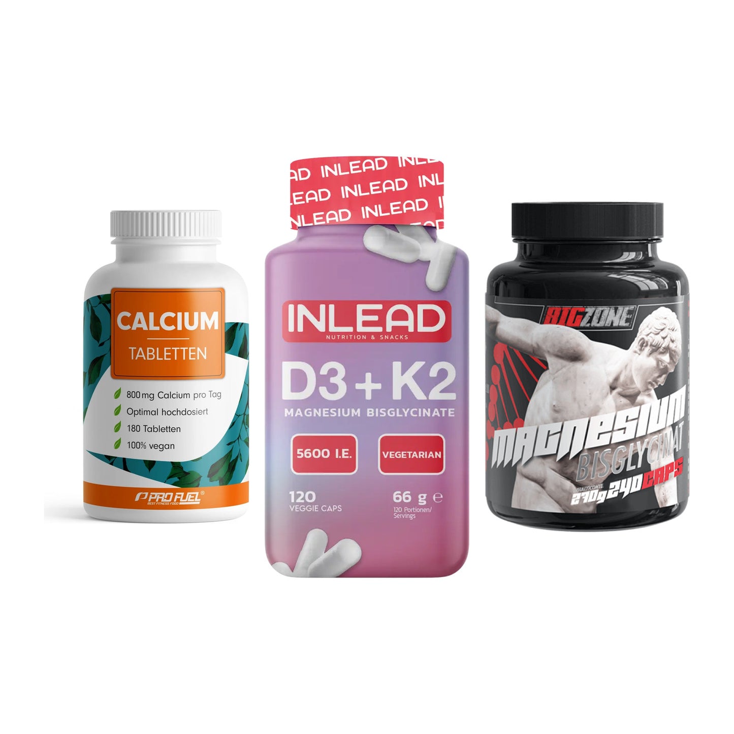 Calcium, Vitamin D & Magnesium: ProFuel Calcium + 2 weitere – alle enthaltenen Artikel