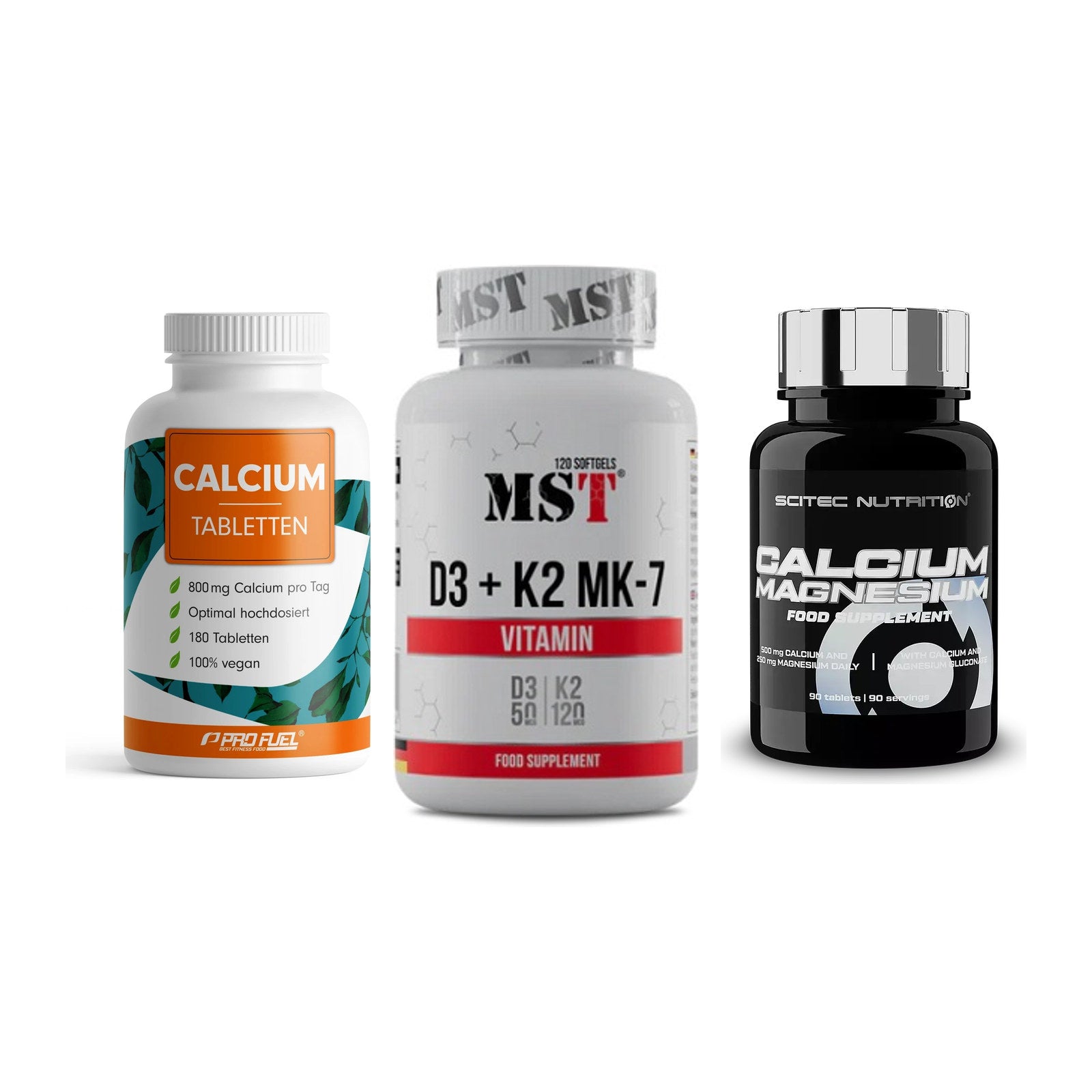 Calcium, Vitamin D & Magnesium: ProFuel Calcium + 2 weitere – alle enthaltenen Artikel