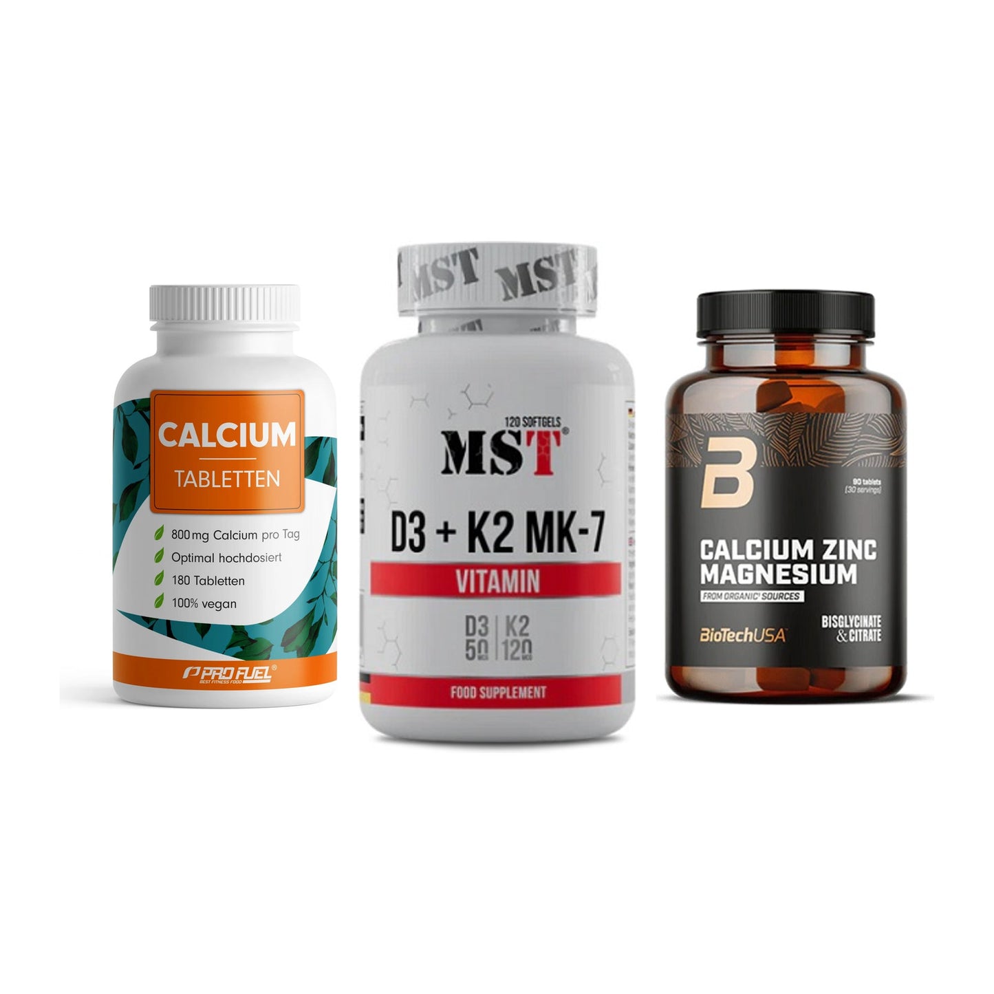 Calcium, Vitamin D & Magnesium: ProFuel Calcium + 2 weitere – alle enthaltenen Artikel