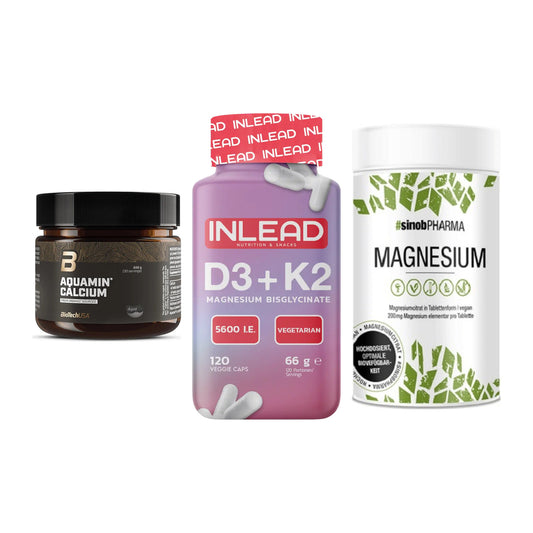 Calcium, Vitamin D & Magnesium: BioTech Aquamin Calcium + 2 weitere – alle enthaltenen Artikel