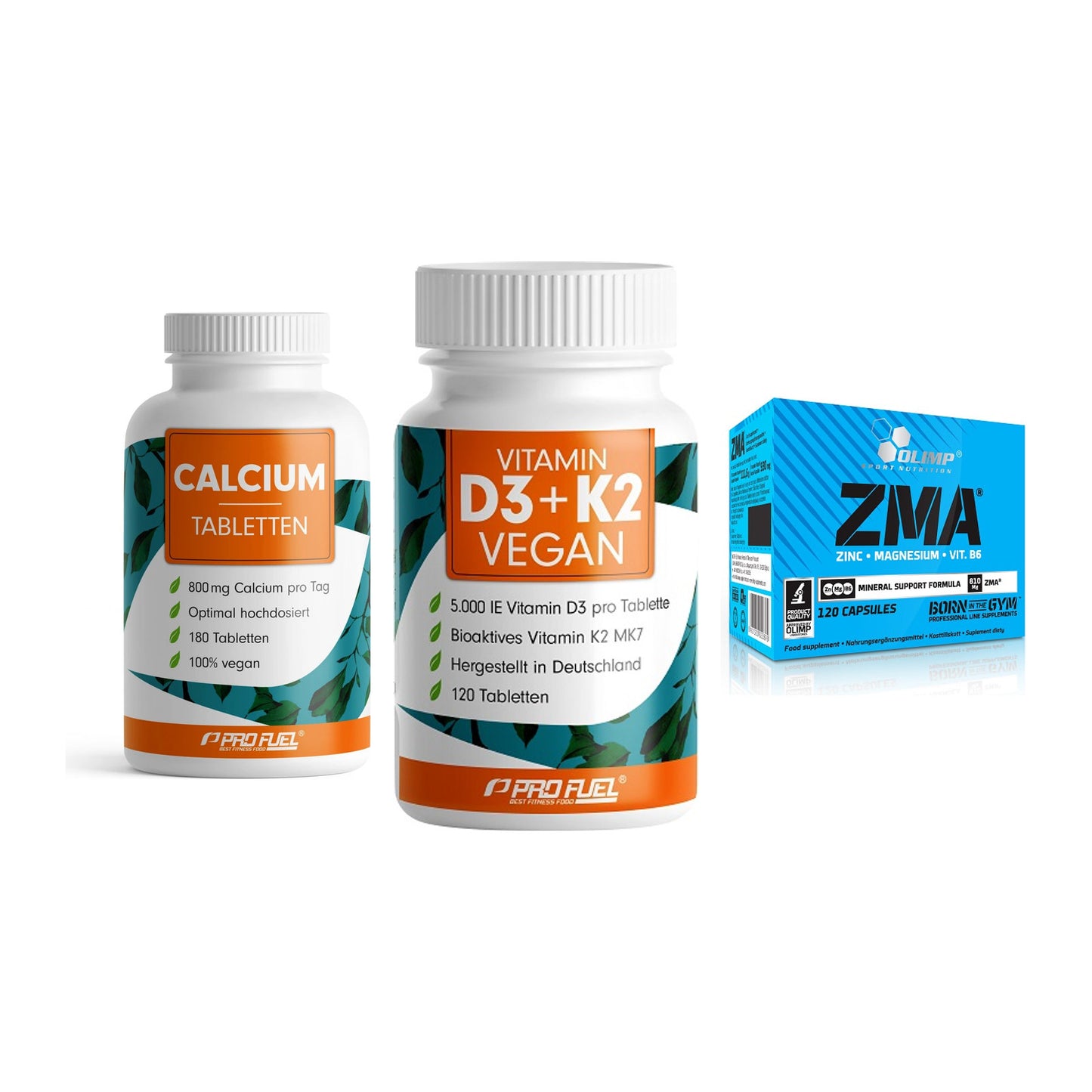 Calcium, Vitamin D & Magnesium: ProFuel Calcium + 2 weitere – alle enthaltenen Artikel