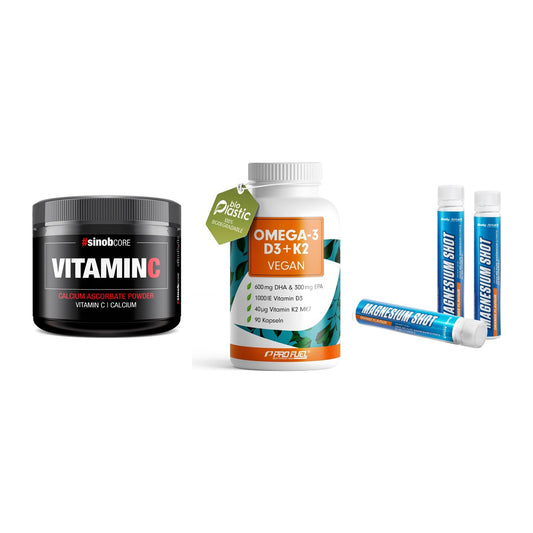 Calcium, Vitamin D & Magnesium: Sinob Vitamin C Calcium + 2 weitere – alle enthaltenen Artikel