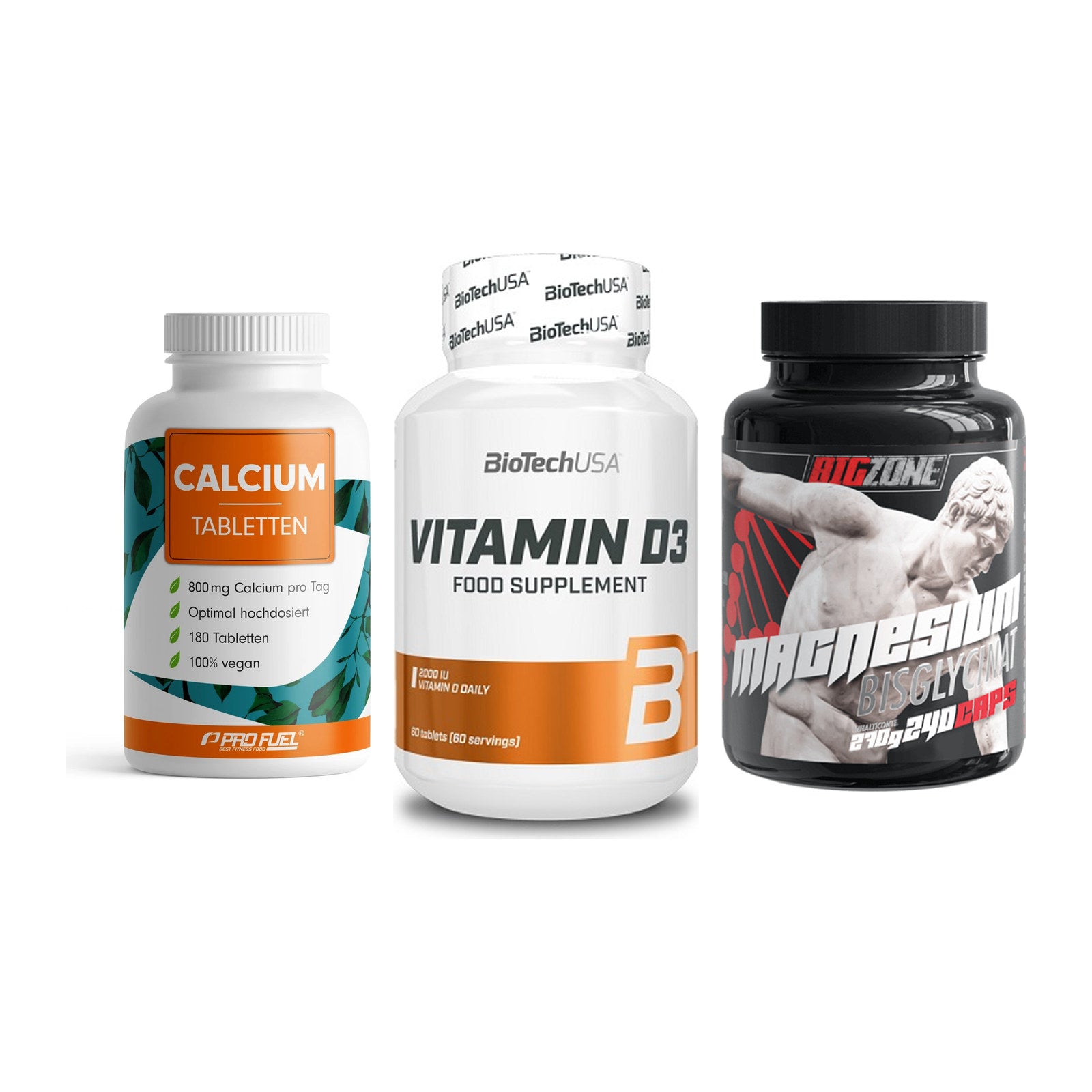 Calcium, Vitamin D & Magnesium: ProFuel Calcium + 2 weitere – alle enthaltenen Artikel
