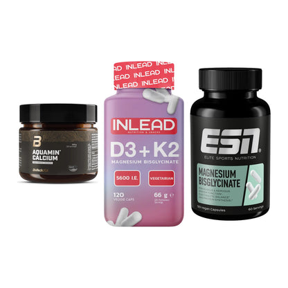 Calcium, Vitamin D & Magnesium: BioTech Aquamin Calcium + 2 weitere – alle enthaltenen Artikel