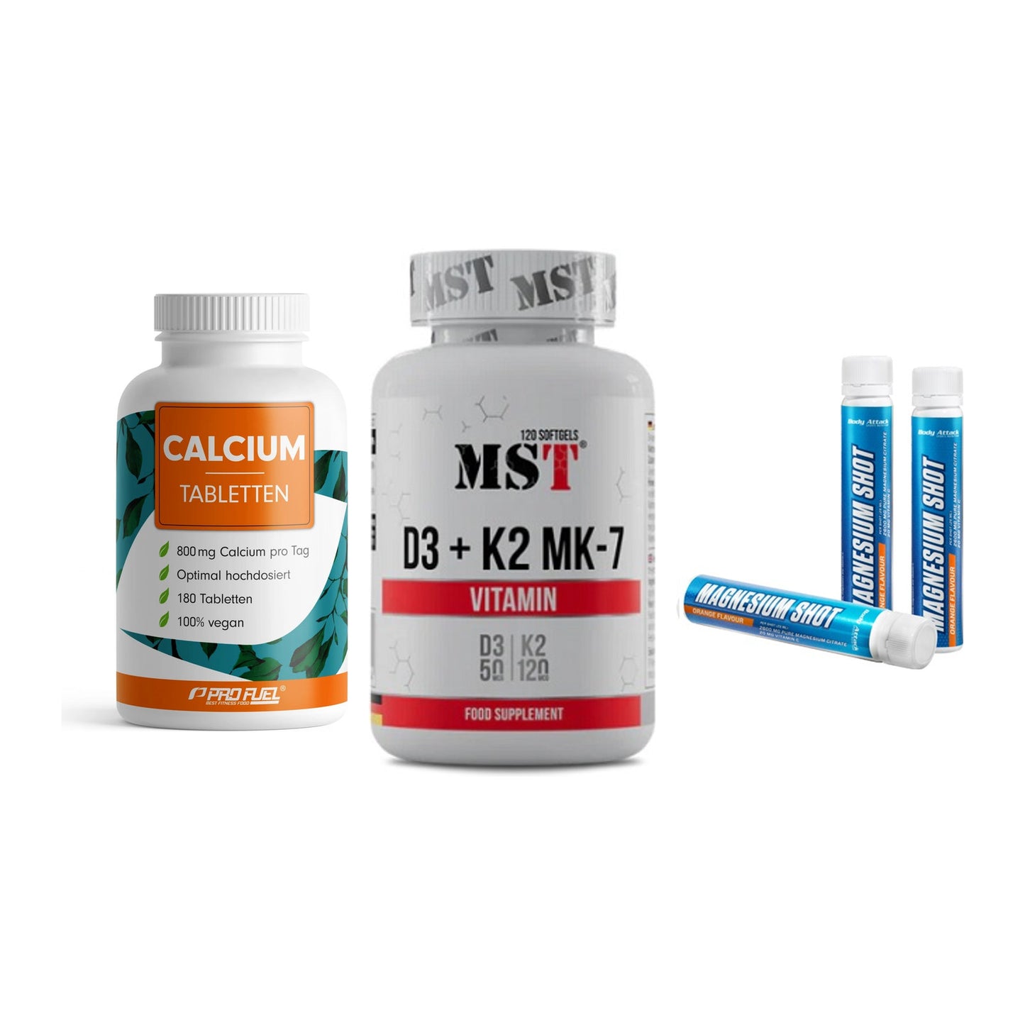 Calcium, Vitamin D & Magnesium: ProFuel Calcium + 2 weitere – alle enthaltenen Artikel