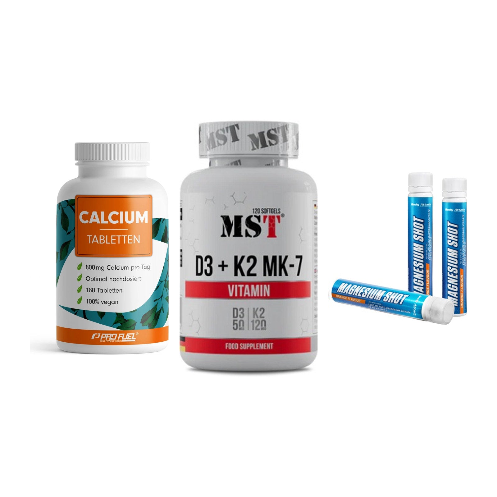 Calcium, Vitamin D & Magnesium: ProFuel Calcium + 2 weitere – alle enthaltenen Artikel