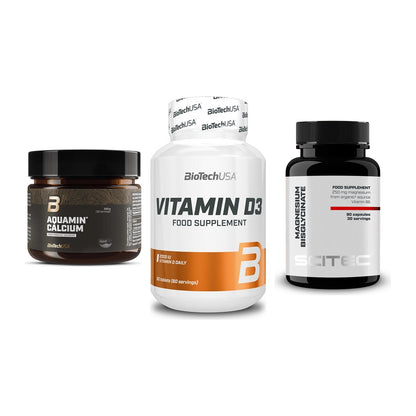 Calcium, Vitamin D & Magnesium: BioTech Aquamin Calcium + 2 weitere – alle enthaltenen Artikel