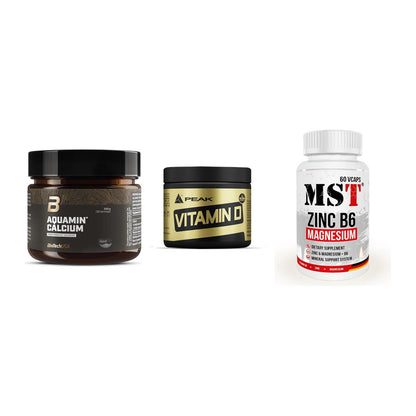 Calcium, Vitamin D & Magnesium: BioTech Aquamin Calcium + 2 weitere – alle enthaltenen Artikel