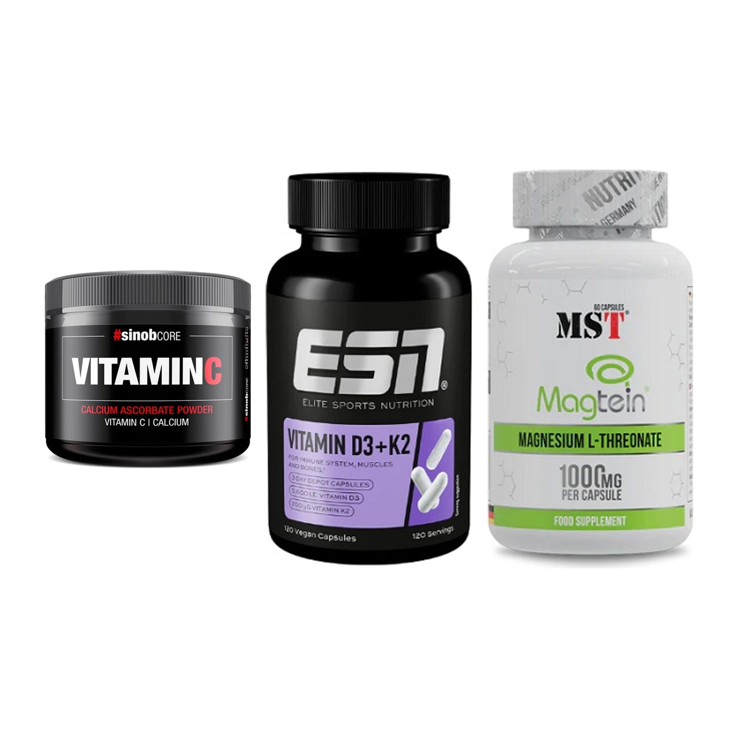 Calcium, Vitamin D & Magnesium: Sinob Vitamin C Calcium + 2 weitere – alle enthaltenen Artikel