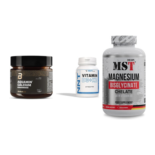 Calcium, Vitamin D & Magnesium: BioTech Aquamin Calcium + 2 weitere – alle enthaltenen Artikel