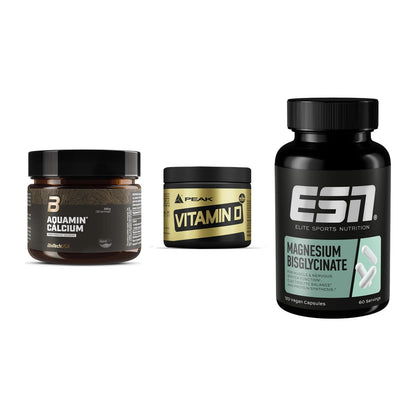 Calcium, Vitamin D & Magnesium: BioTech Aquamin Calcium + 2 weitere – alle enthaltenen Artikel