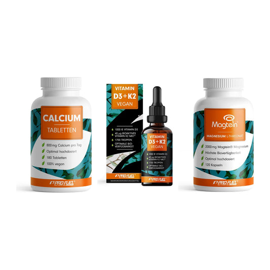 Calcium, Vitamin D & Magnesium: ProFuel Calcium + 2 weitere – alle enthaltenen Artikel