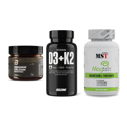 Calcium, Vitamin D & Magnesium: BioTech Aquamin Calcium + 2 weitere – alle enthaltenen Artikel