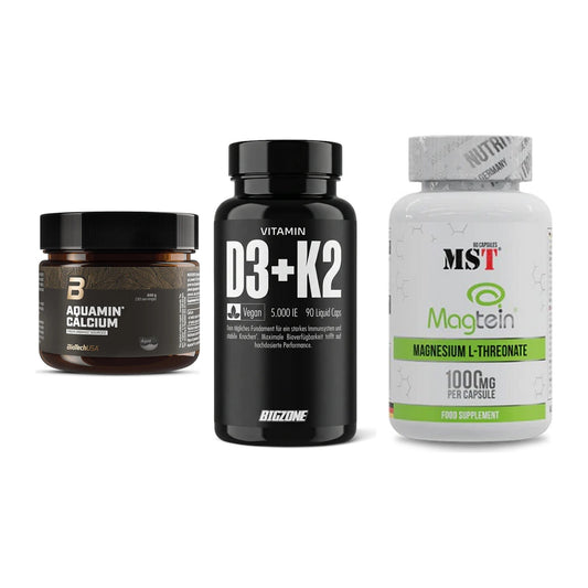 Calcium, Vitamin D & Magnesium: BioTech Aquamin Calcium + 2 weitere – alle enthaltenen Artikel