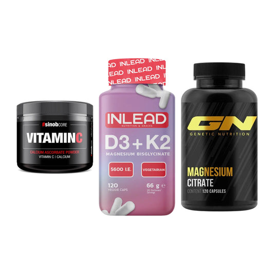 Calcium, Vitamin D & Magnesium: Sinob Vitamin C Calcium + 2 weitere – alle enthaltenen Artikel