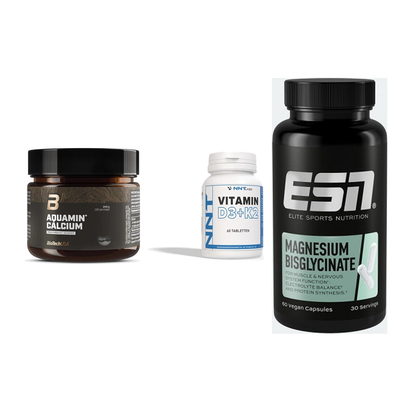 Calcium, Vitamin D & Magnesium: BioTech Aquamin Calcium + 2 weitere – alle enthaltenen Artikel