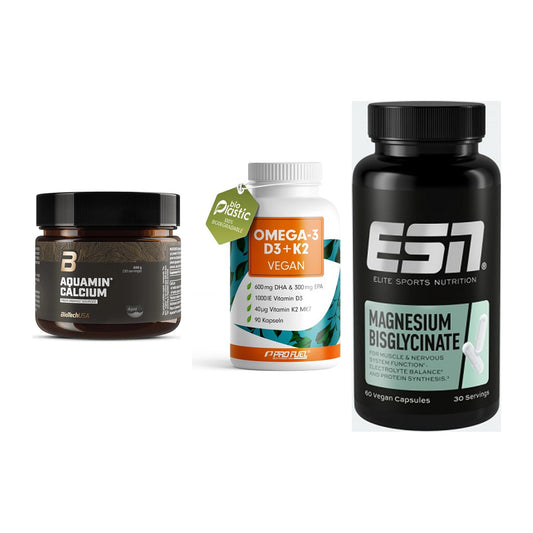 Calcium, Vitamin D & Magnesium: BioTech Aquamin Calcium + 2 weitere – alle enthaltenen Artikel