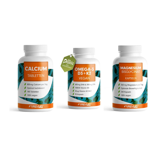 Calcium, Vitamin D & Magnesium: ProFuel Calcium + 2 weitere – alle enthaltenen Artikel