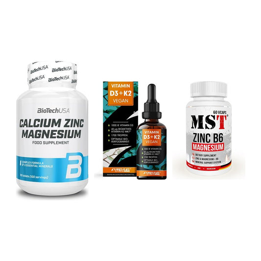 Calcium, Vitamin D & Magnesium: BioTech Calcium Zinc + 2 weitere – alle enthaltenen Artikel