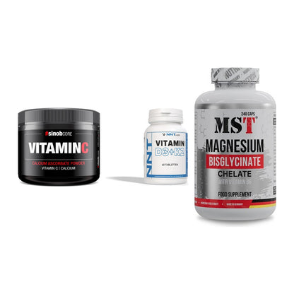 Calcium, Vitamin D & Magnesium: Sinob Vitamin C Calcium + 2 weitere – alle enthaltenen Artikel