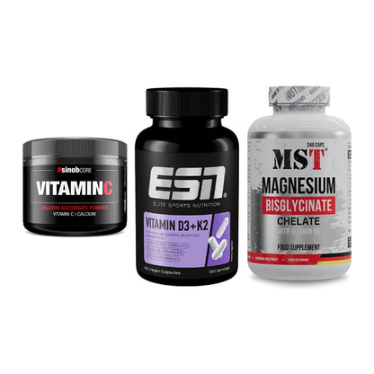 Calcium, Vitamin D & Magnesium: Sinob Vitamin C Calcium + 2 weitere – alle enthaltenen Artikel