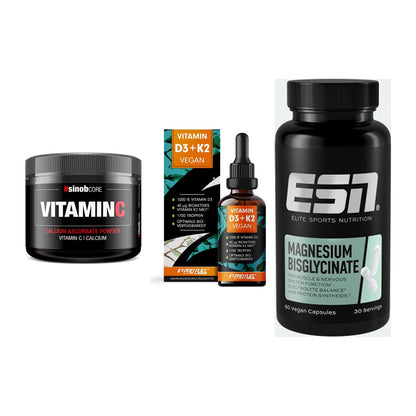 Calcium, Vitamin D & Magnesium: Sinob Vitamin C Calcium + 2 weitere – alle enthaltenen Artikel