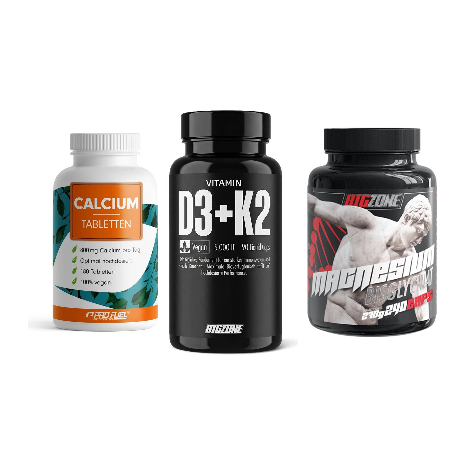Calcium, Vitamin D & Magnesium: ProFuel Calcium + 2 weitere – alle enthaltenen Artikel
