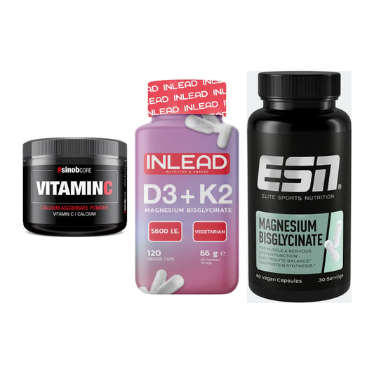 Calcium, Vitamin D & Magnesium: Sinob Vitamin C Calcium + 2 weitere – alle enthaltenen Artikel