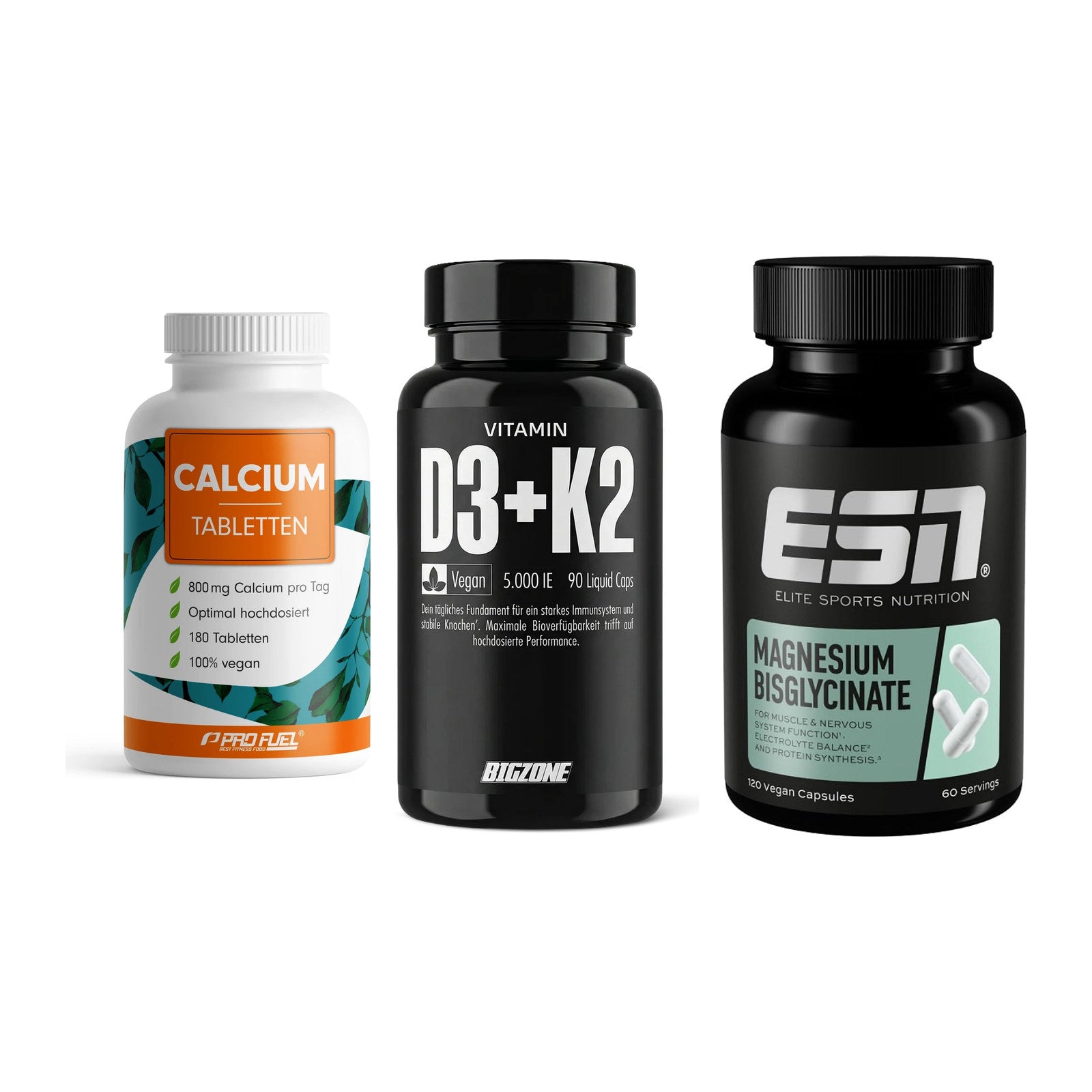 Calcium, Vitamin D & Magnesium: ProFuel Calcium + 2 weitere – alle enthaltenen Artikel