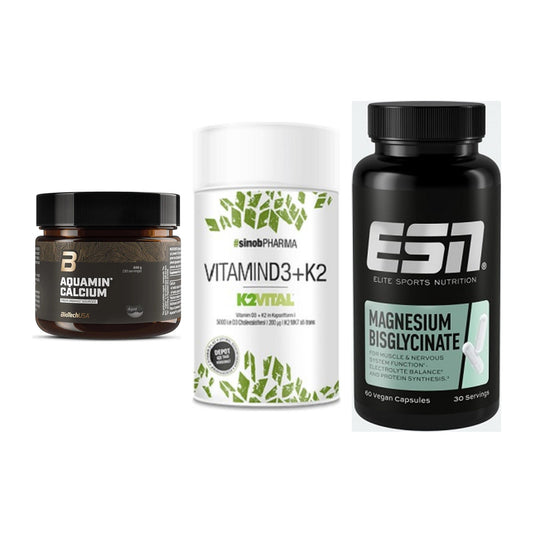 Calcium, Vitamin D & Magnesium: BioTech Aquamin Calcium + 2 weitere – alle enthaltenen Artikel