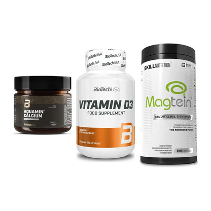 Calcium, Vitamin D & Magnesium: BioTech Aquamin Calcium + 2 weitere – alle enthaltenen Artikel