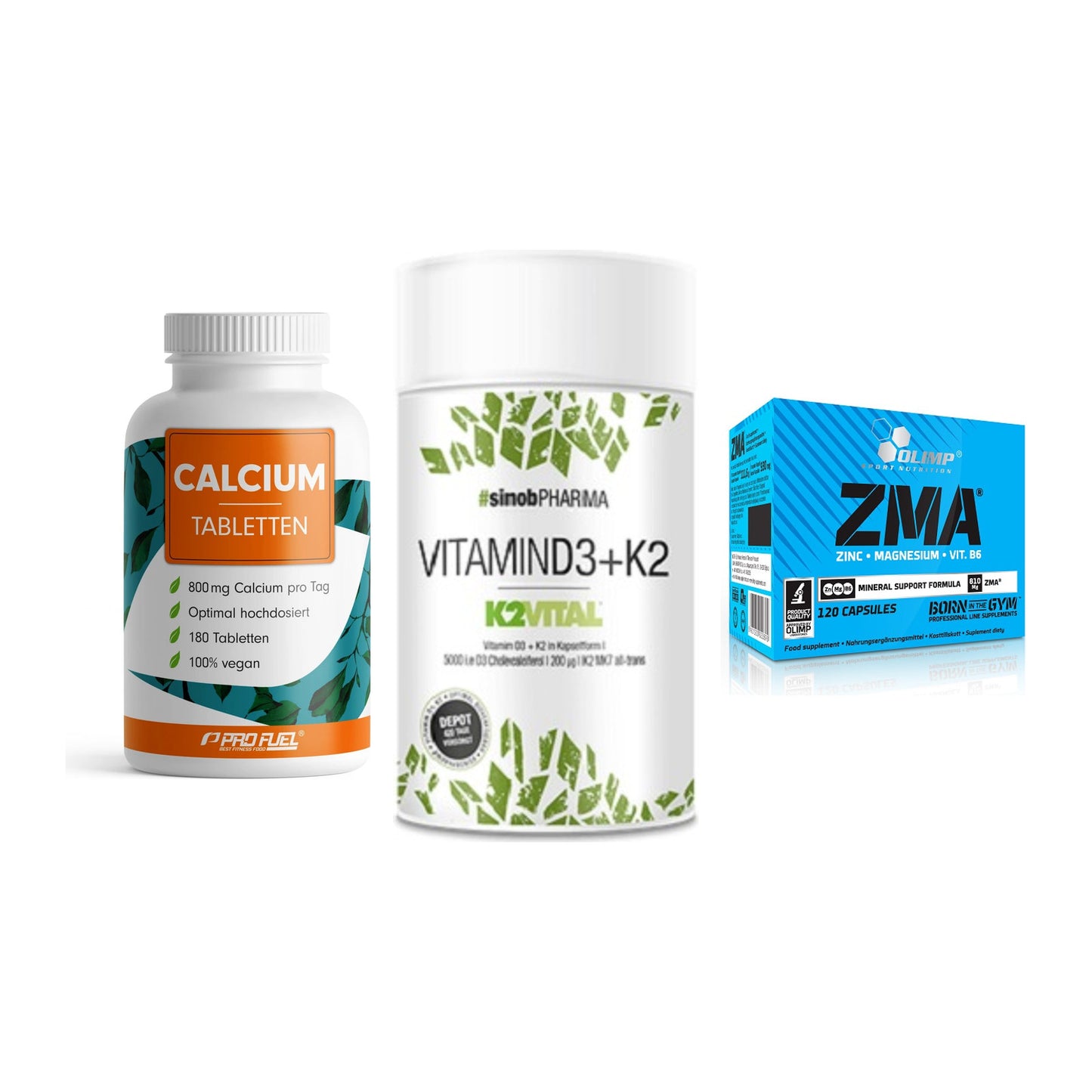 Calcium, Vitamin D & Magnesium: ProFuel Calcium + 2 weitere – alle enthaltenen Artikel