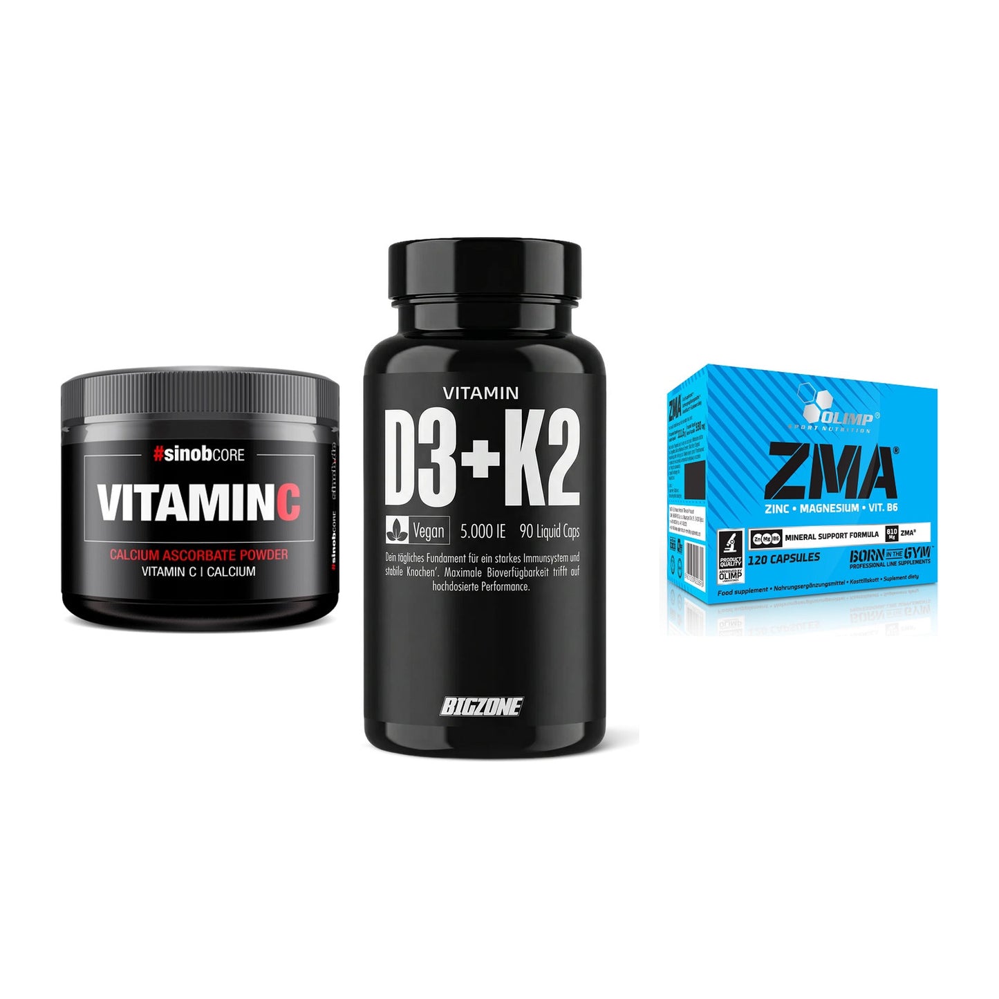 Calcium, Vitamin D & Magnesium: Sinob Vitamin C Calcium + 2 weitere – alle enthaltenen Artikel