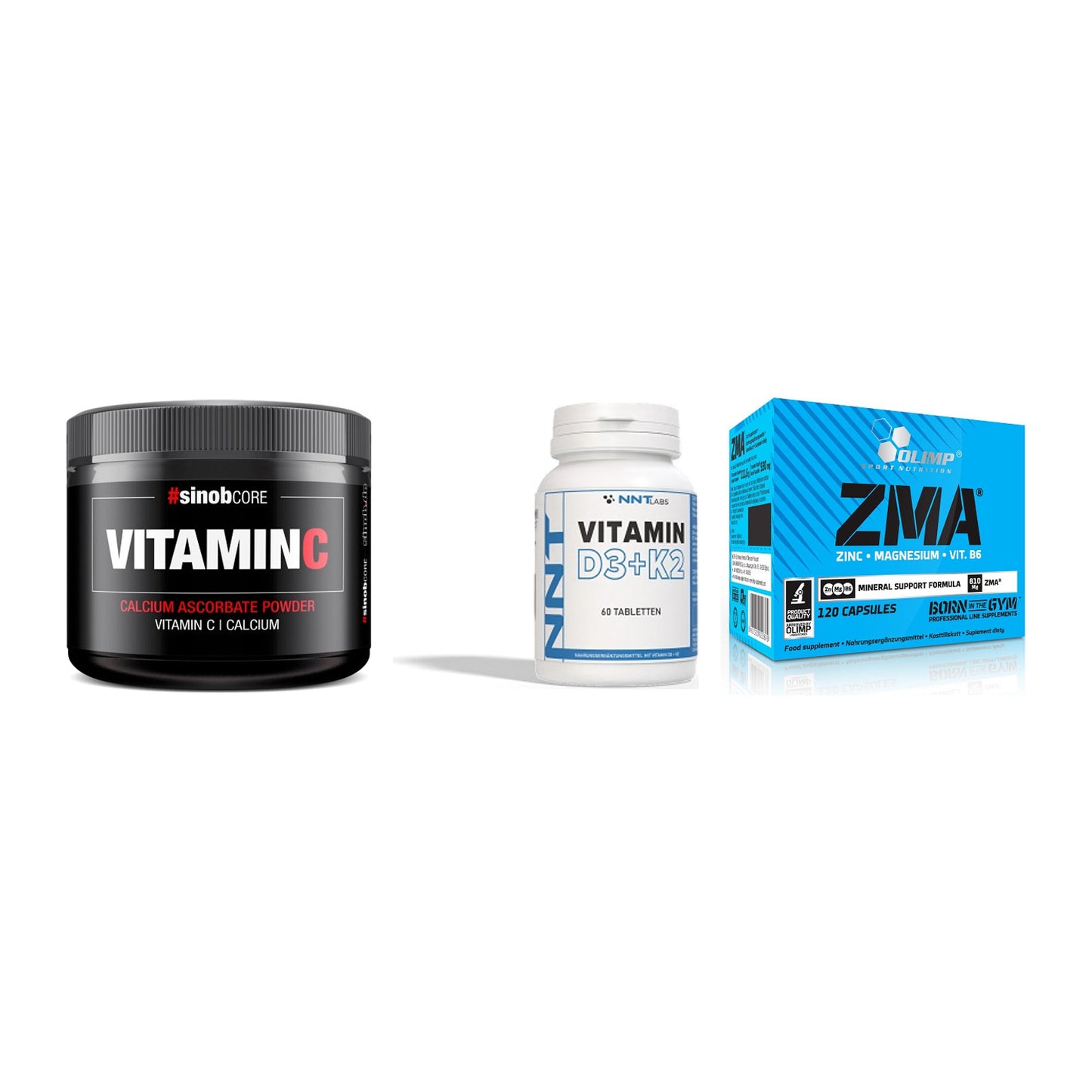 Calcium, Vitamin D & Magnesium: Sinob Vitamin C Calcium + 2 weitere – alle enthaltenen Artikel