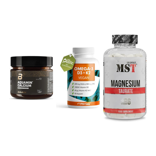 Calcium, Vitamin D & Magnesium: BioTech Aquamin Calcium + 2 weitere – alle enthaltenen Artikel