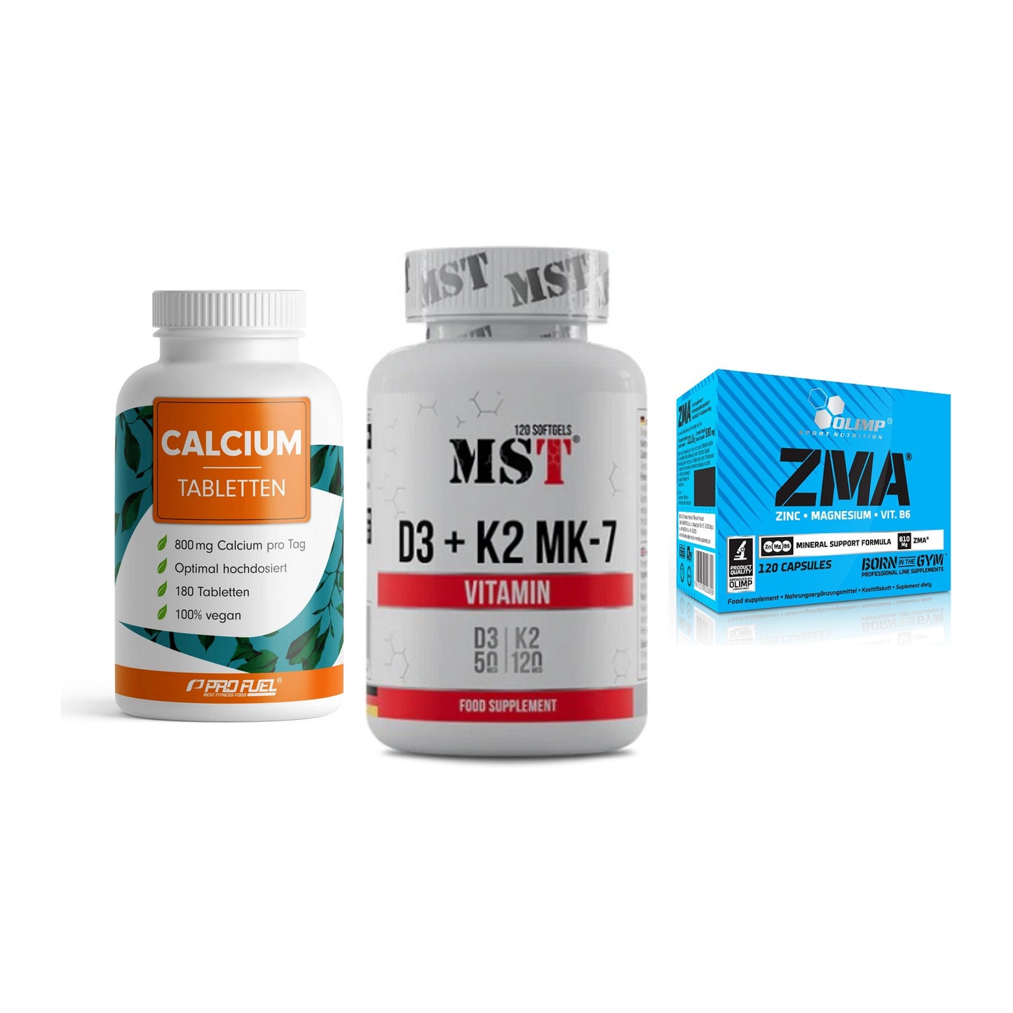 Calcium, Vitamin D & Magnesium: ProFuel Calcium + 2 weitere – alle enthaltenen Artikel