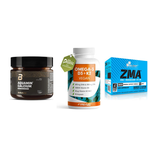 Calcium, Vitamin D & Magnesium: BioTech Aquamin Calcium + 2 weitere – alle enthaltenen Artikel