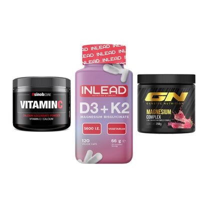Calcium, Vitamin D & Magnesium: Sinob Vitamin C Calcium + 2 weitere – alle enthaltenen Artikel