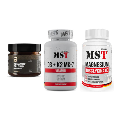 Calcium, Vitamin D & Magnesium: BioTech Aquamin Calcium + 2 weitere – alle enthaltenen Artikel