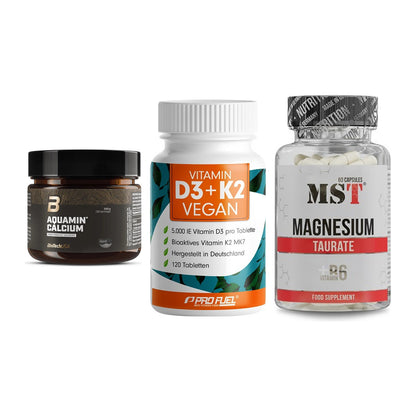 Calcium, Vitamin D & Magnesium: BioTech Aquamin Calcium + 2 weitere – alle enthaltenen Artikel