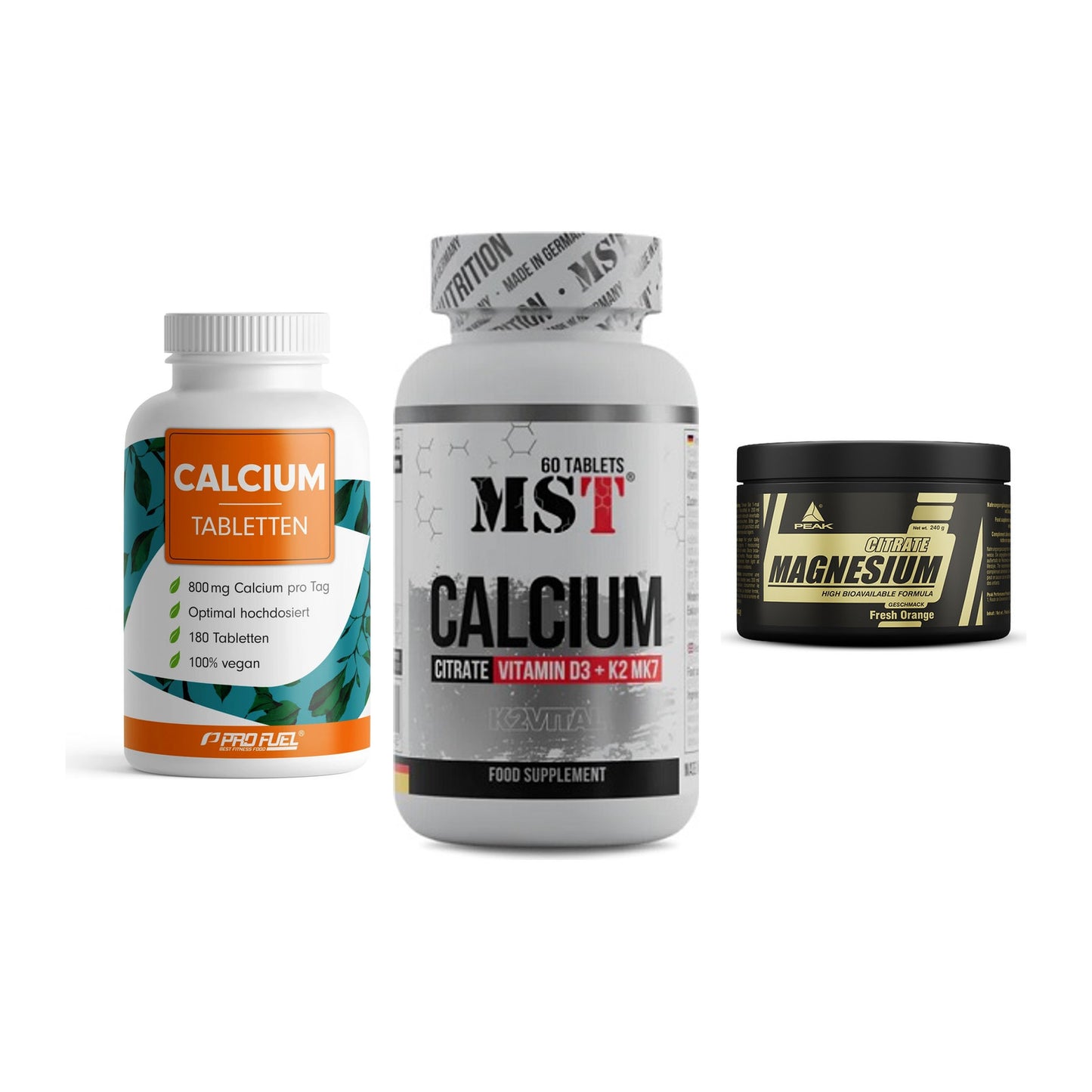 Calcium, Vitamin D & Magnesium: ProFuel Calcium + 2 weitere – alle enthaltenen Artikel
