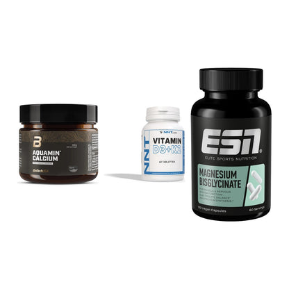 Calcium, Vitamin D & Magnesium: BioTech Aquamin Calcium + 2 weitere – alle enthaltenen Artikel