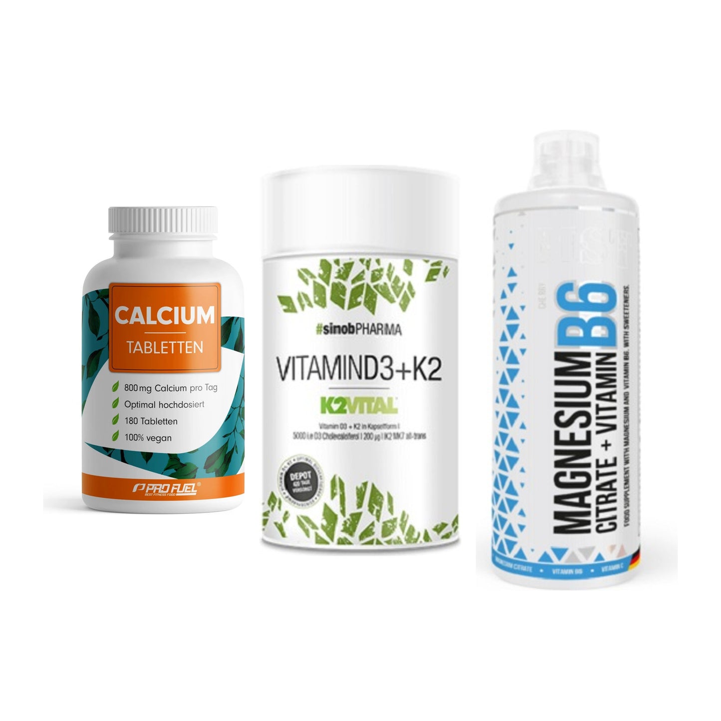 Calcium, Vitamin D & Magnesium: ProFuel Calcium + 2 weitere – alle enthaltenen Artikel