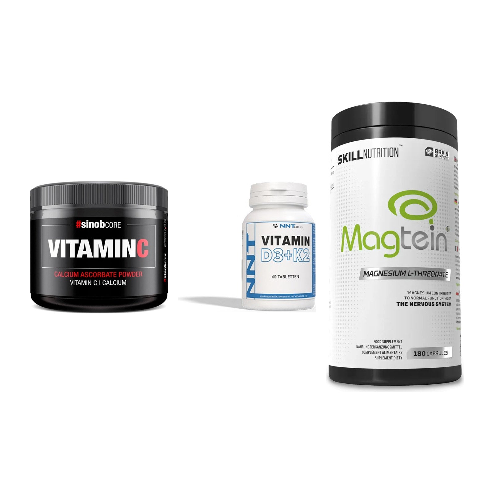 Calcium, Vitamin D & Magnesium: Sinob Vitamin C Calcium + 2 weitere – alle enthaltenen Artikel
