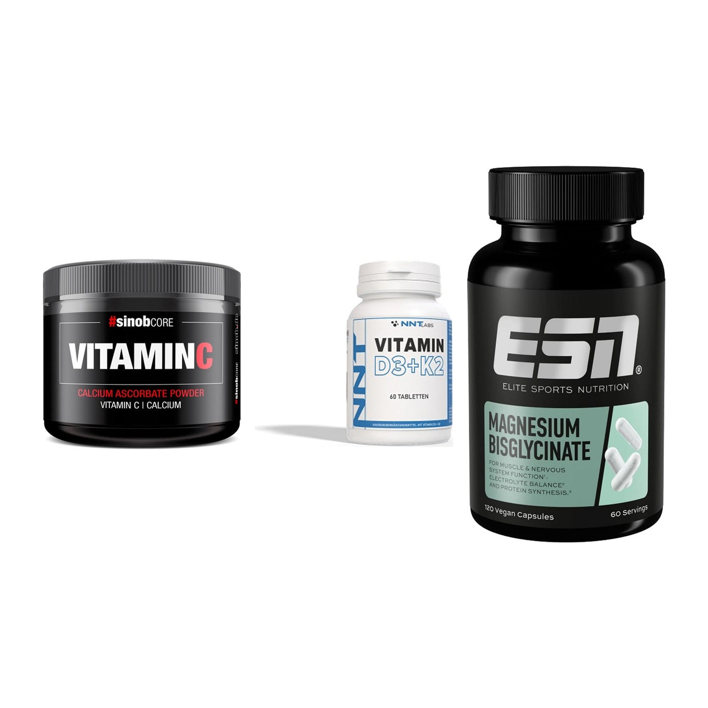 Calcium, Vitamin D & Magnesium: Sinob Vitamin C Calcium + 2 weitere – alle enthaltenen Artikel