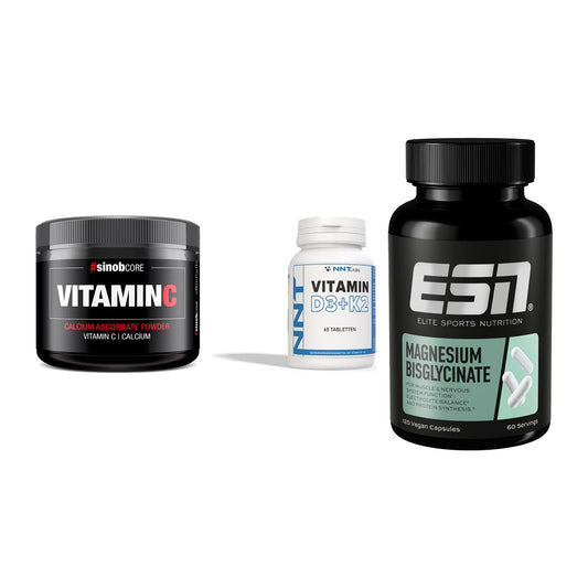 Calcium, Vitamin D & Magnesium: Sinob Vitamin C Calcium + 2 weitere – alle enthaltenen Artikel